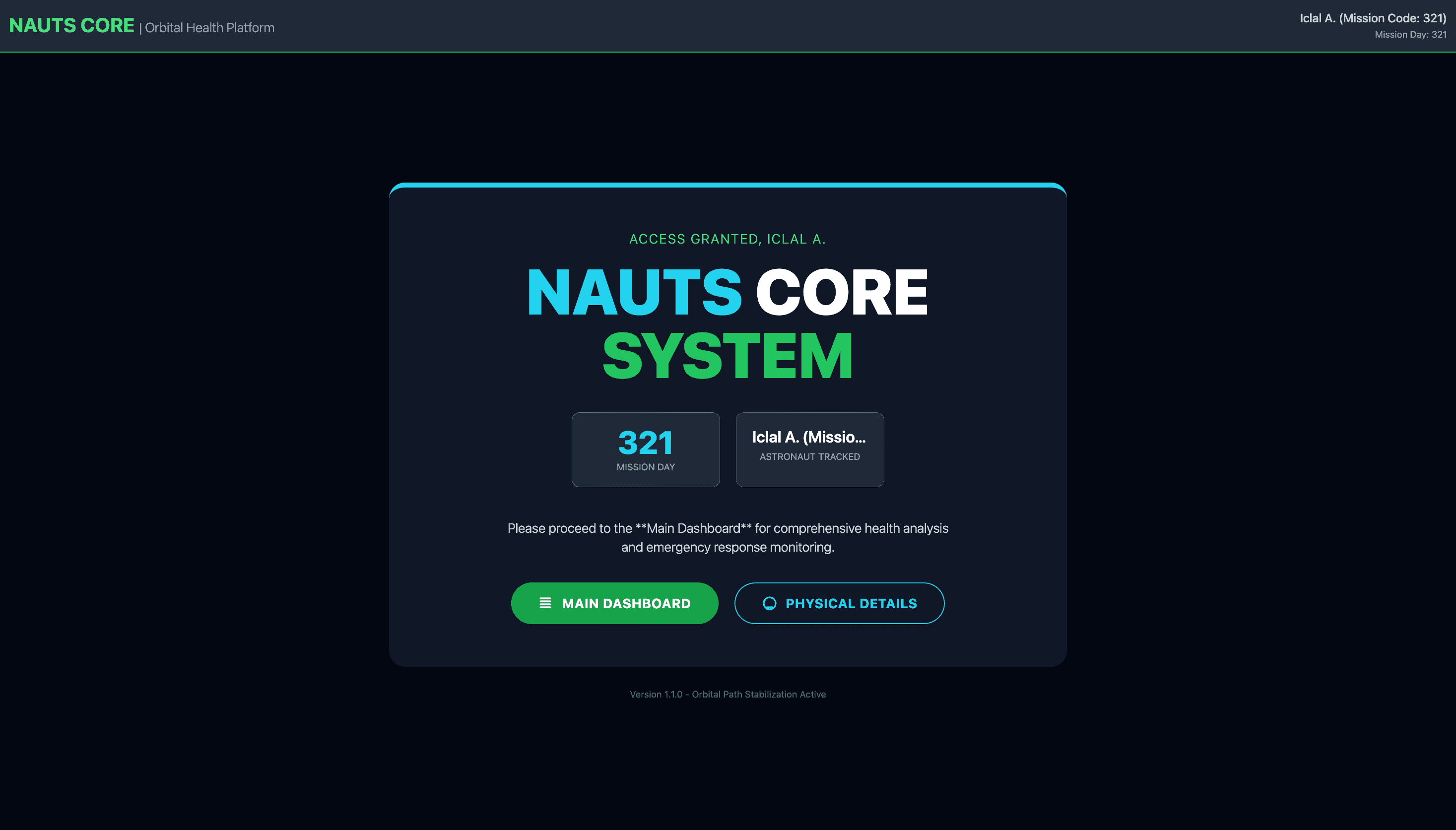 C-NAUTS - NASA Space Apps Challenge Health Platform image